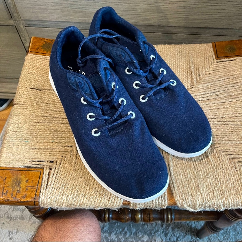 Merinos Shoes Size 13 Navy Blue Wool Shoes